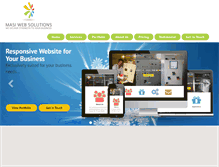 Tablet Screenshot of masiwebsol.com